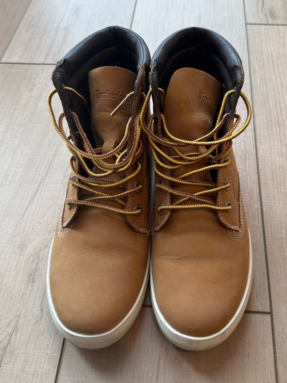 Timberland Dausetter Sneaker Boots Wheat/Tan Leather Women’s 8